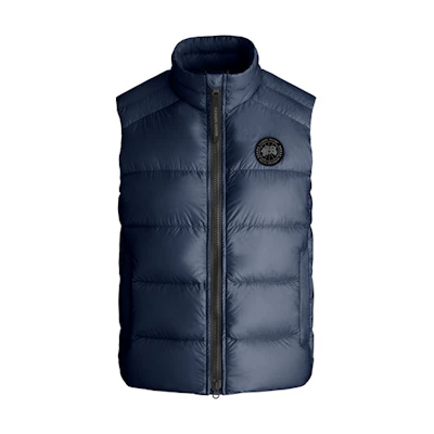 (Women) Canada Goose Black Label Cypress Navy Blue Lightweight Puffer Vest. 2237LB-63