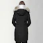 Shop (W) Canada Goose Black Label Rossclair Parka Tahan Air Berinsulasi Wanita Hitam 2580LB-61