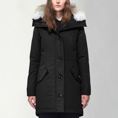 (W) Canada Goose Black Label Rossclair Parka Tahan Air Berinsulasi Wanita Hitam 2580LB-61 Purchase (W) Canada Goose Black Label Rossclair Parka Tahan Air Berinsulasi Wanita Hitam 2580LB-61
