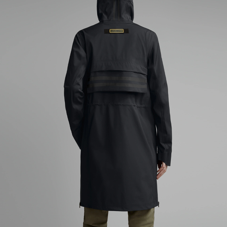 (Women) Canada Goose Black Loose Fit Hooded Jacket 5607L-61 圖 4