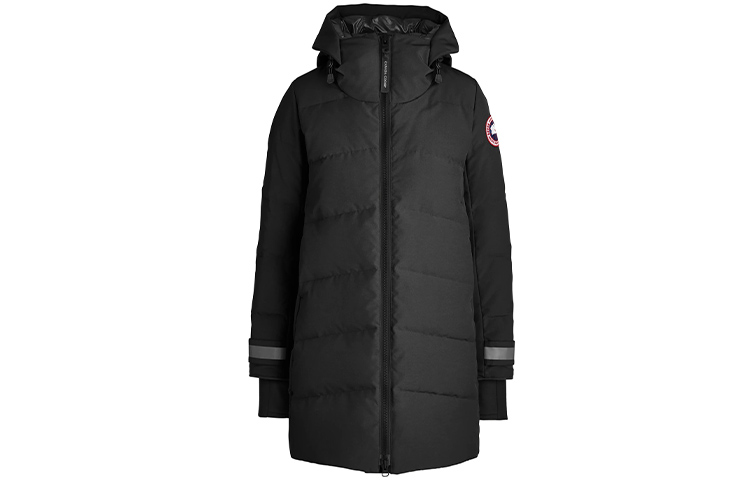 (Women) Canada Goose Black Ski Season Hooded Down Parka Winter Jacket 3832L-61 圖 2