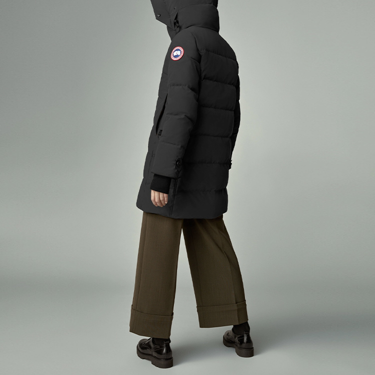 (Women) Canada Goose Black Ski Season Hooded Down Parka Winter Jacket 3832L-61 圖 4
