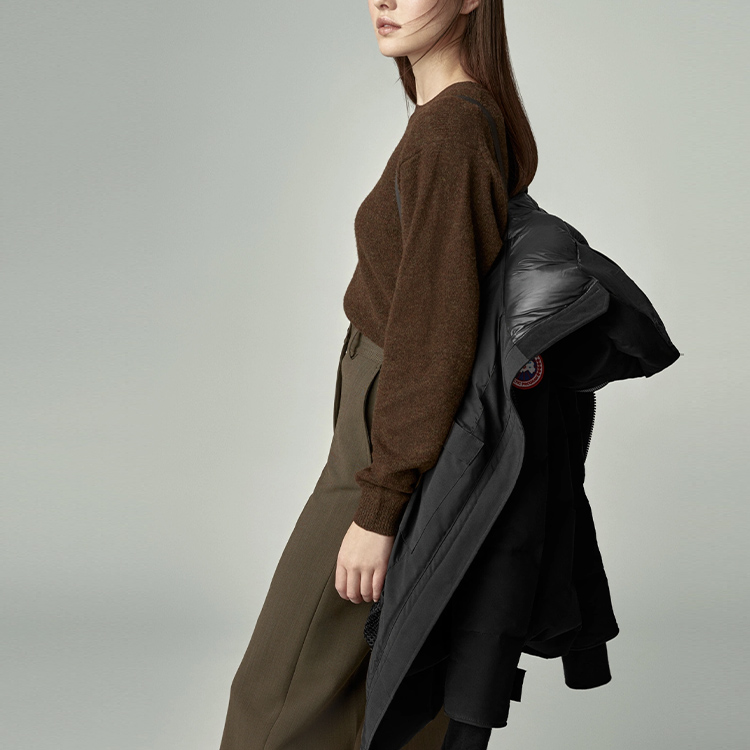 (Women) Canada Goose Black Ski Season Hooded Down Parka Winter Jacket 3832L-61 圖 7