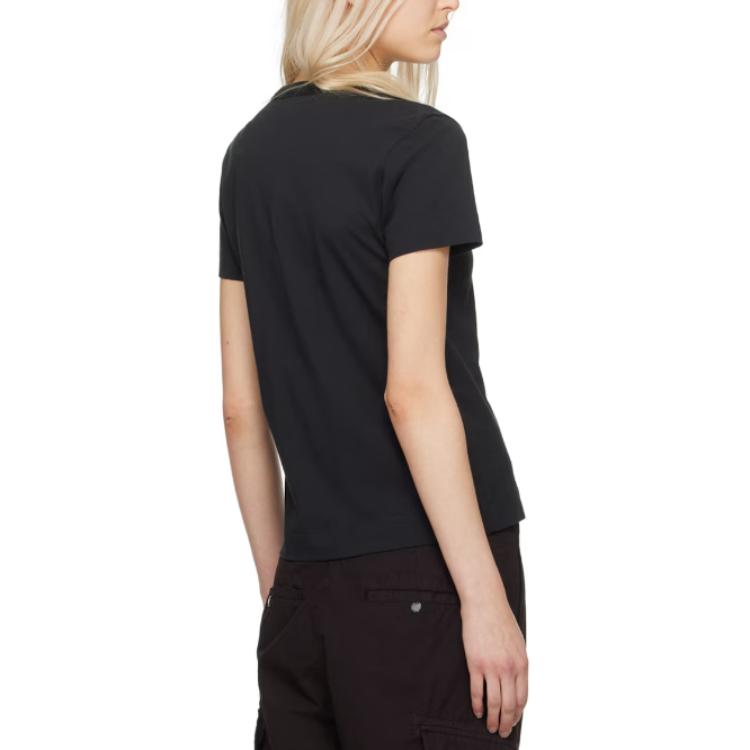 Lookbook (Women) Canada Goose Broadview  Slim Fit Crew Neck T-Shirt Black 1400WB-61