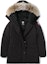 Buy (Women) Canada Goose Bronte FW22 Black Mid-Length Down Jacket with Fur Hood. 2603JL-61