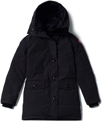 (Women) Canada Goose Bronte FW22 Black Mid-Length Down Jacket with Fur Hood. 2603JL-61 Lookbook (Women) Canada Goose Bronte FW22 Black Mid-Length Down Jacket with Fur Hood. 2603JL-61