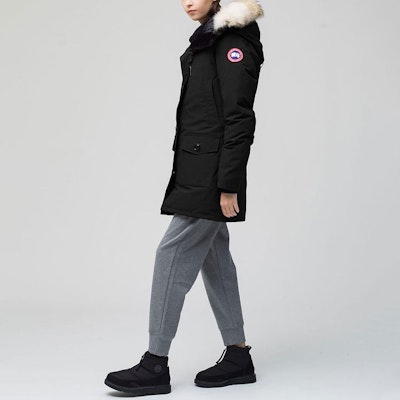 (Women) Canada Goose Bronte FW22 Black Mid-Length Down Jacket with Fur Hood. 2603JL-61 Shop (Women) Canada Goose Bronte FW22 Black Mid-Length Down Jacket with Fur Hood. 2603JL-61
