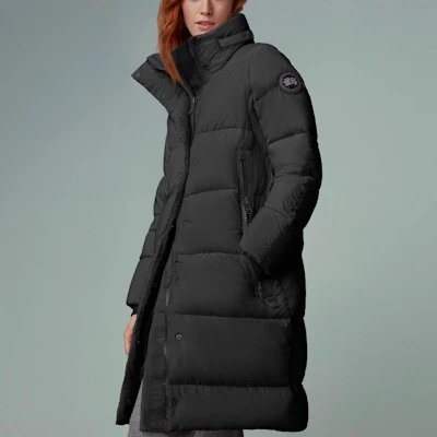 (W) Canada Goose Byward Black Label Long Parka Jaket Down - Hitam 2610LB-61 Shop (W) Canada Goose Byward Black Label Long Parka Jaket Down - Hitam 2610LB-61