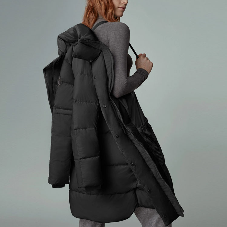 (Women) Canada Goose Byward Black Label Long Parka Down Jacket - Black 2610LB-61 圖 5