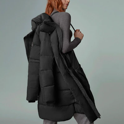(W) Canada Goose Byward Black Label Long Parka Jaket Down - Hitam 2610LB-61 Purchase (W) Canada Goose Byward Black Label Long Parka Jaket Down - Hitam 2610LB-61