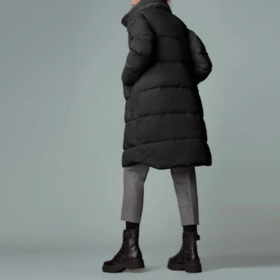 (W) Canada Goose Byward Black Label Long Parka Jaket Down - Hitam 2610LB-61 Details for (W) Canada Goose Byward Black Label Long Parka Jaket Down - Hitam 2610LB-61
