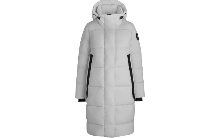 Order (Women) Canada Goose Byward Black Label Long Puffer Parka Silver Gray. 2610LB-200