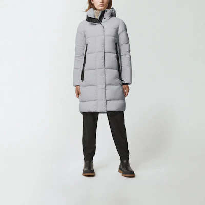 (Women) Canada Goose Byward Black Label Long Puffer Parka Silver Gray. 2610LB-200 Shop (Women) Canada Goose Byward Black Label Long Puffer Parka Silver Gray. 2610LB-200