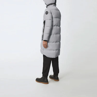 (Women) Canada Goose Byward Black Label Long Puffer Parka Silver Gray. 2610LB-200 Purchase (Women) Canada Goose Byward Black Label Long Puffer Parka Silver Gray. 2610LB-200
