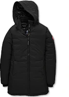 (Women) Canada Goose Camp Black Hooded Down Jacket Winter Fashion Comfort 5085L-61 (Women) Canada Goose Camp Black Hooded Down Jacket Winter Fashion Comfort 5085L-61