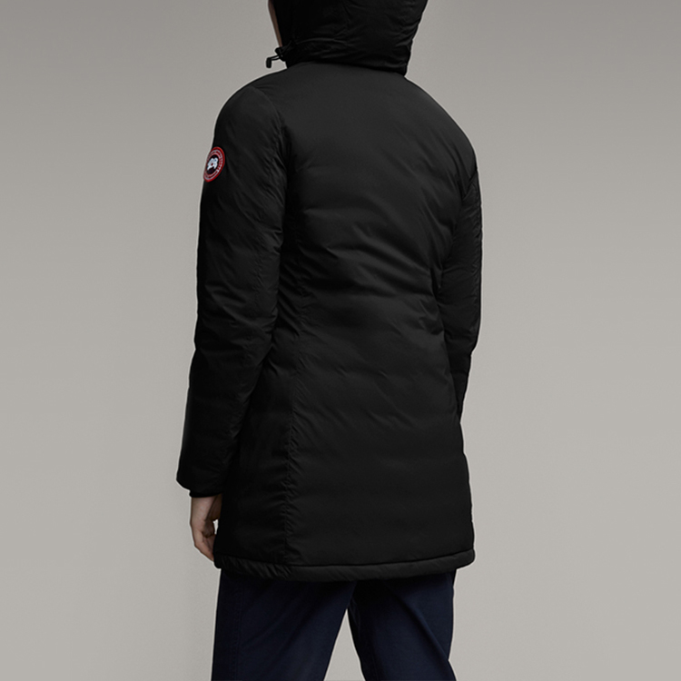 Purchase (W) 加拿大鵝Camp黑色連帽羽絨外套 冬季時尚舒適 5085L-61