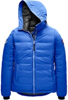(Women) Canada Goose Camp Series Red Label Hooded Short Down Jacket Women Blue 5055L-PBROYALPBIBLUE (Women) Canada Goose Camp Series Red Label Hooded Short Down Jacket Women Blue 5055L-PBROYALPBIBLUE