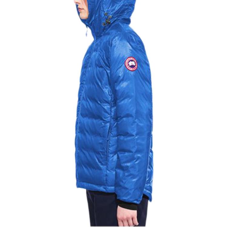 Details for (W) Chaqueta Corta Mujer Azul Canada Goose Camp Series Red Label con Capucha. 5055L-PBROYALPBIBLUE