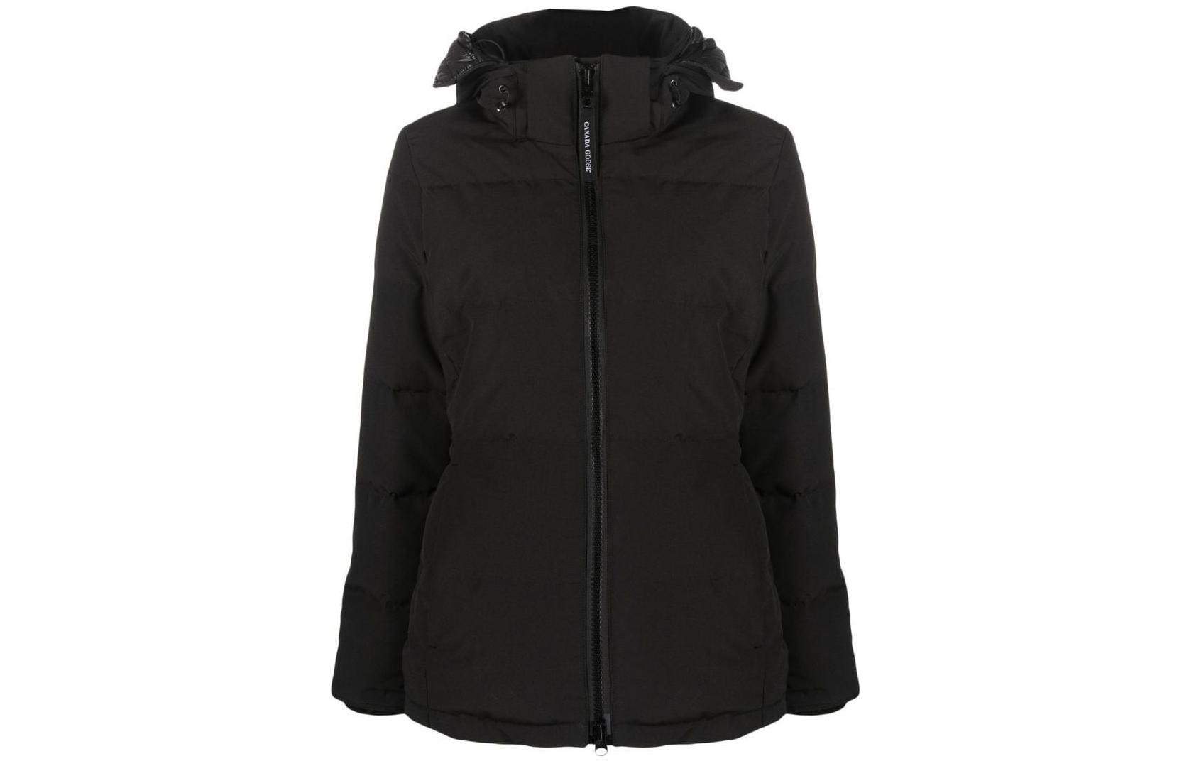 Order (Women) Canada Goose Chelsea FW22  Black Waterproof Down Jacket with Hood. 3804W-61