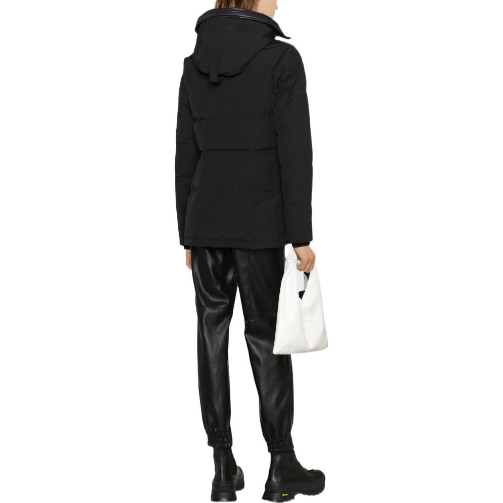 Shop (Women) Canada Goose Chelsea FW22  Black Waterproof Down Jacket with Hood. 3804W-61