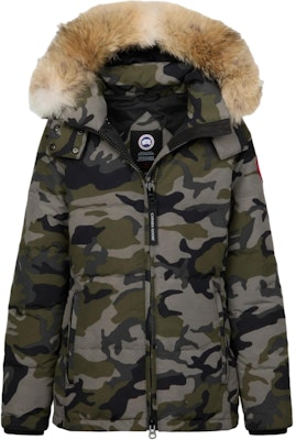 (Women) Canada Goose Chelsea FW22 Grey Down Jacket with Camo Logo and Removable Fur Hood. 3804LP-831 Buy (Women) Canada Goose Chelsea FW22 Grey Down Jacket with Camo Logo and Removable Fur Hood. 3804LP-831