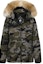 Buy (Women) Canada Goose Chelsea FW22 Grey Down Jacket with Camo Logo and Removable Fur Hood. 3804LP-831