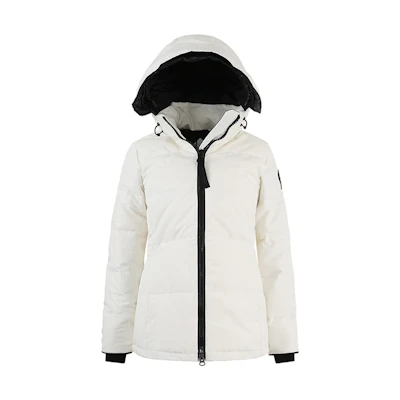 (Women) Canada Goose Chelsea FW24 Black Label Quilted Waterproof Down Parka Arctic White Women 3804WB-433