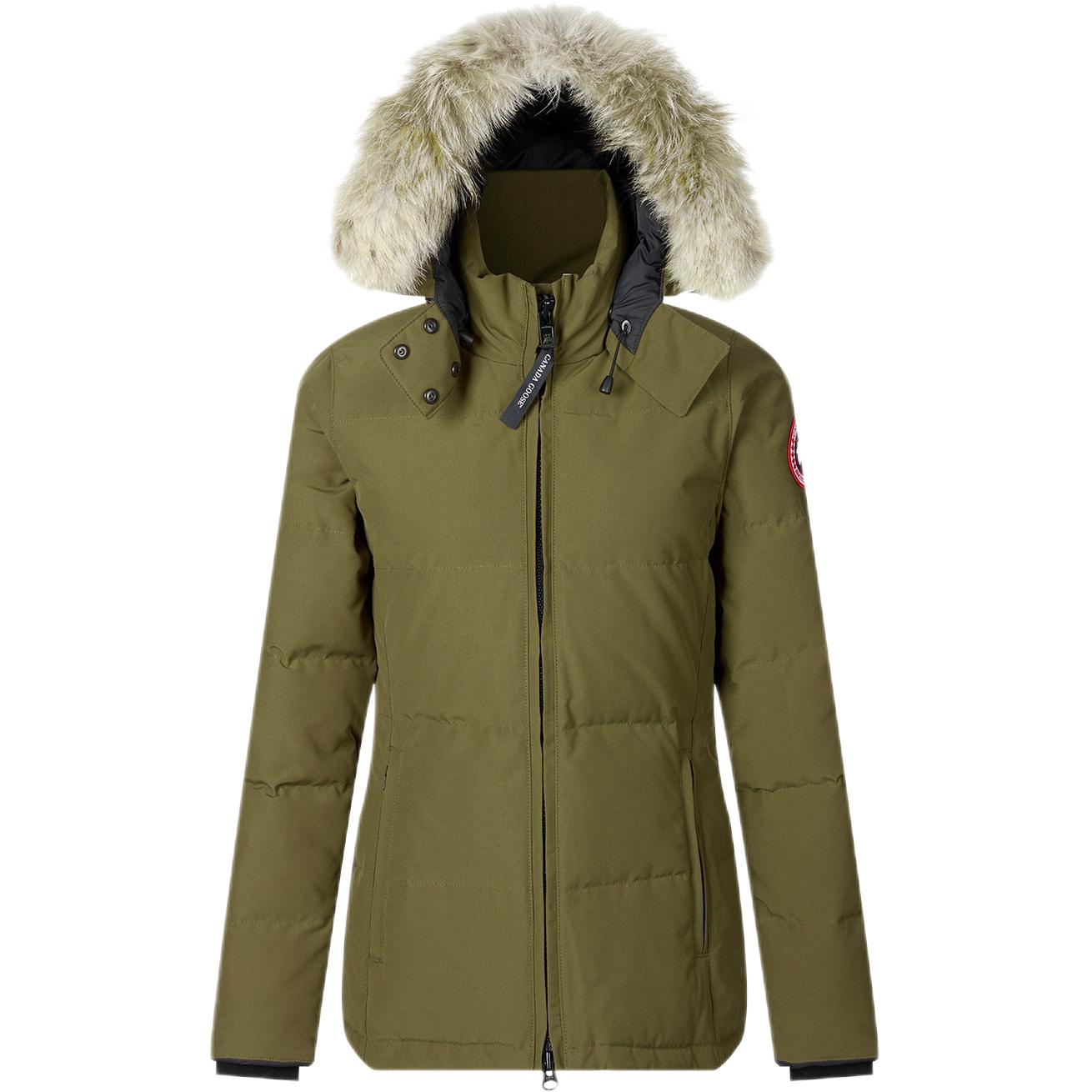 Buy (Women) Canada Goose Chelsea Parka, Red Label, Military Green Winter Down Jacket 3804L-49