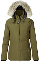 (Women) Canada Goose Chelsea Parka, Red Label, Military Green Winter Down Jacket 3804L-49 (Women) Canada Goose Chelsea Parka, Red Label, Military Green Winter Down Jacket 3804L-49