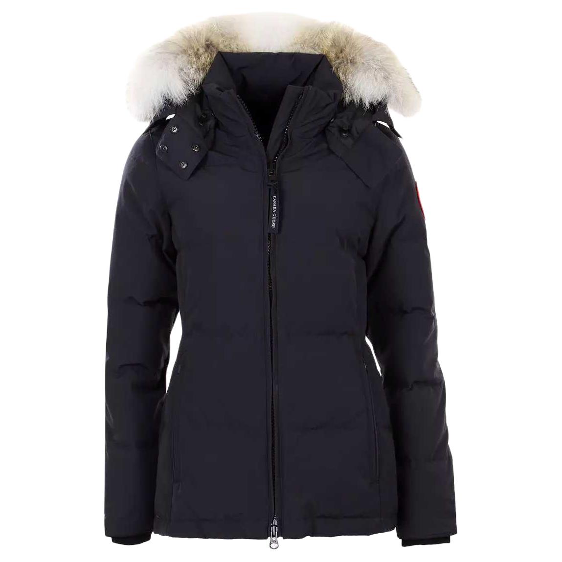 (Women) Canada Goose Chelsea Parka Slim Fit Winter Jacket Navy Blue 3804L-67