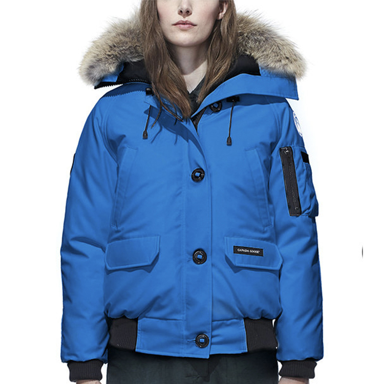 Lookbook (W) Jaket Musim Dingin Canada Goose Chilliwack Bomber Biru Down 7950LPB-64