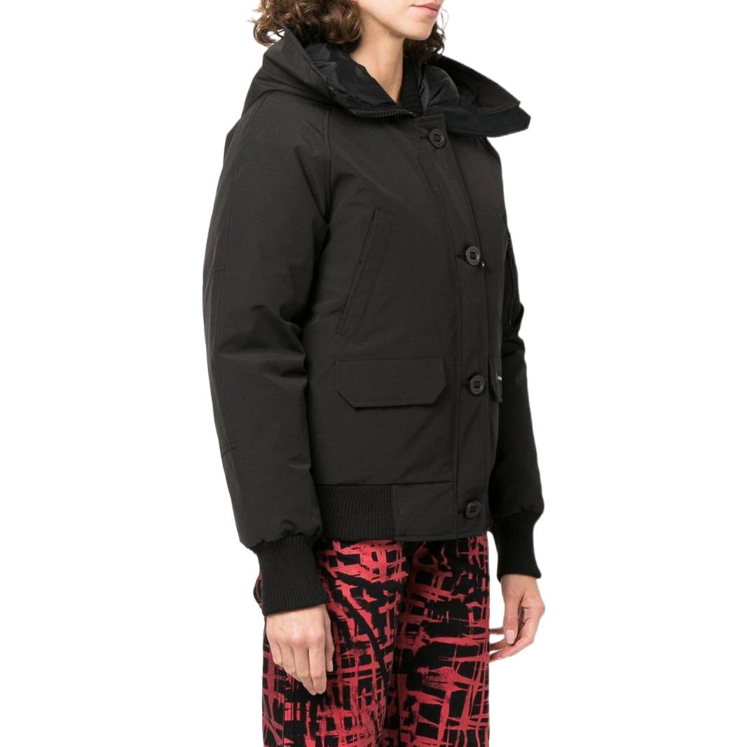 Purchase (W) 加拿大鵝Chilliwack黑色羽絨外套紅標徽章FW22款 2050W-61