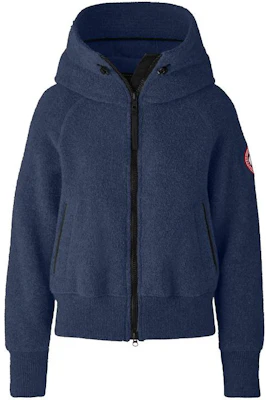(Women) Canada Goose Chilliwack FW22 Fleece Bomber Jacket Ocean Blue 7102W-63 Buy (Women) Canada Goose Chilliwack FW22 Fleece Bomber Jacket Ocean Blue 7102W-63