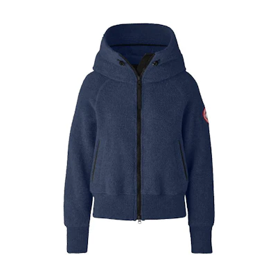 (Women) Canada Goose Chilliwack FW22 Fleece Bomber Jacket Ocean Blue 7102W-63