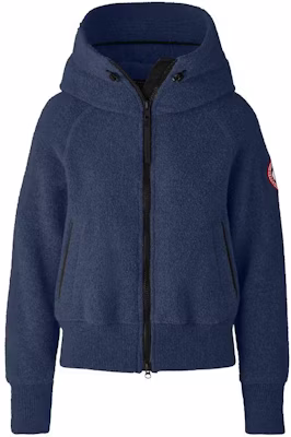 (Women) Canada Goose Chilliwack FW22 Fleece Bomber Jacket Ocean Blue 7102W-63 Order (Women) Canada Goose Chilliwack FW22 Fleece Bomber Jacket Ocean Blue 7102W-63