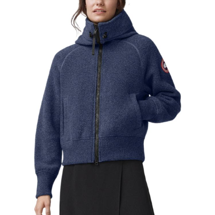 (Women) Canada Goose Chilliwack FW22 Fleece Bomber Jacket Ocean Blue 7102W-63 圖 6