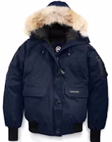 (Women) Canada Goose Chilliwack FW22 Red Label Waterproof Down Aviator Jacket - Blue 7999L-63 (Women) Canada Goose Chilliwack FW22 Red Label Waterproof Down Aviator Jacket - Blue 7999L-63