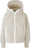 (Women) Canada Goose Chilliwack Pilot Jacket Beige Zip Hoodie Long Sleeve Coat 7102W1-1621 (Women) Canada Goose Chilliwack Pilot Jacket Beige Zip Hoodie Long Sleeve Coat 7102W1-1621