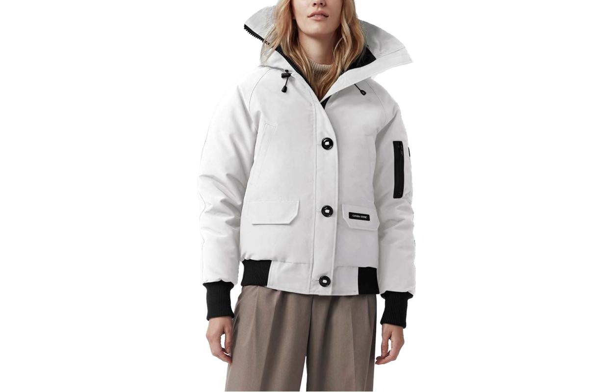 (Women) Canada Goose Chilliwack Red Label White Down Bomber Jacket Winter 7999L-433 圖 2