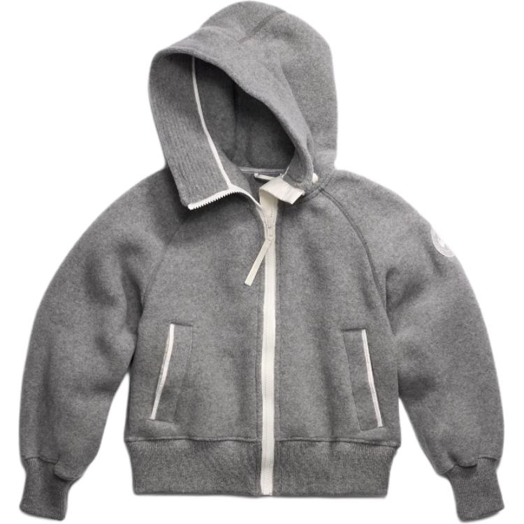 (Women) Canada Goose Chilliwack SS25 Wool Fleece Bomber Jacket Beige 7102WW-9099