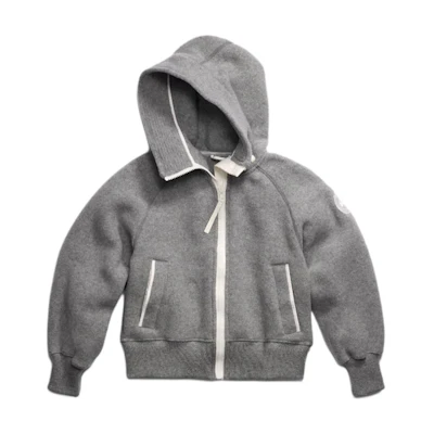 (Women) Canada Goose Chilliwack SS25 Wool Fleece Bomber Jacket Beige 7102WW-9099