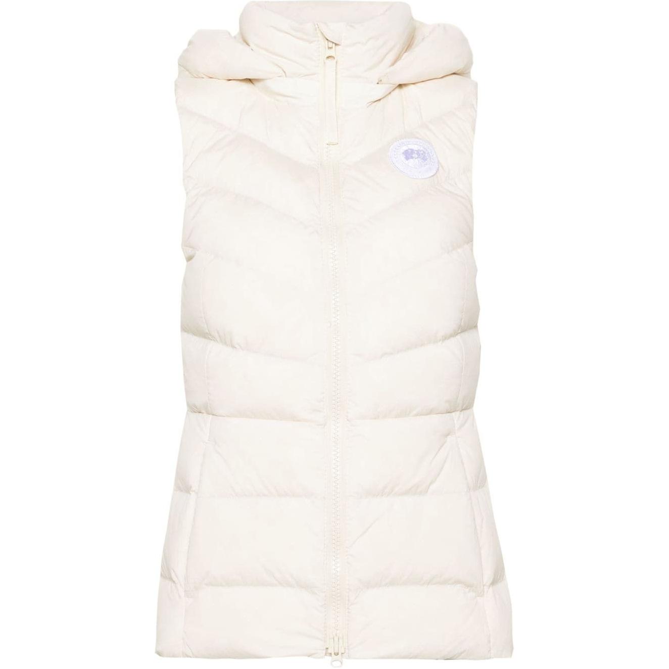 Order (W) 加拿大鹅Clair米色修身休闲马甲带标志 2333WW1621