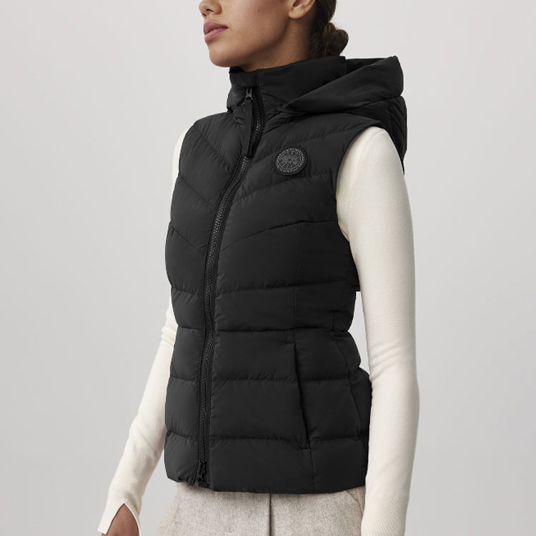 Purchase (W) 加拿大鵝Clair黑標羽絨背心黑色 2333WB-61