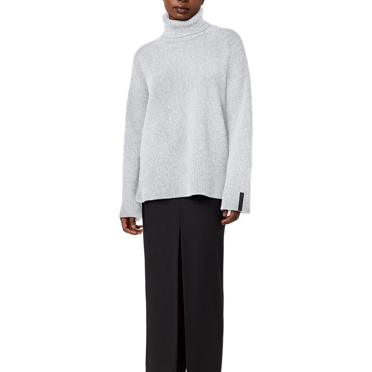 Lookbook (W) カナダグース コパル ルーズフィット タートルネック セーター シルバーバーチ 4840W-1633