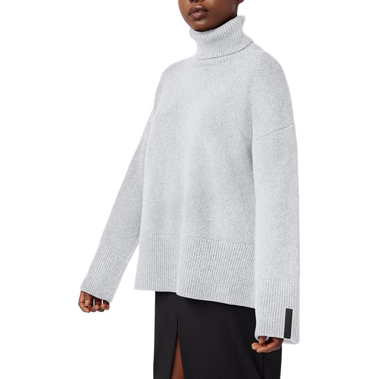 Purchase (W) カナダグース コパル ルーズフィット タートルネック セーター シルバーバーチ 4840W-1633