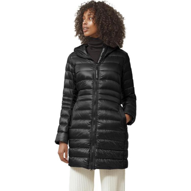 Lookbook (Women) Canada Goose Cypress  Black Waterproof Windproof Down Jacket with Hood. 2235LB-61