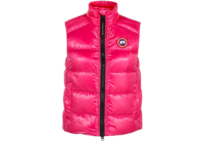 Lookbook (Women) Canada Goose Cypress  Pink Down Vest SS22 Waterproof Windproof Casual. 2237L-121