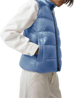 (Women) Canada Goose Cypress Waterproof Windproof Insulated Vest Sunlight Blue. 2237L-1620 Details for (Women) Canada Goose Cypress Waterproof Windproof Insulated Vest Sunlight Blue. 2237L-1620