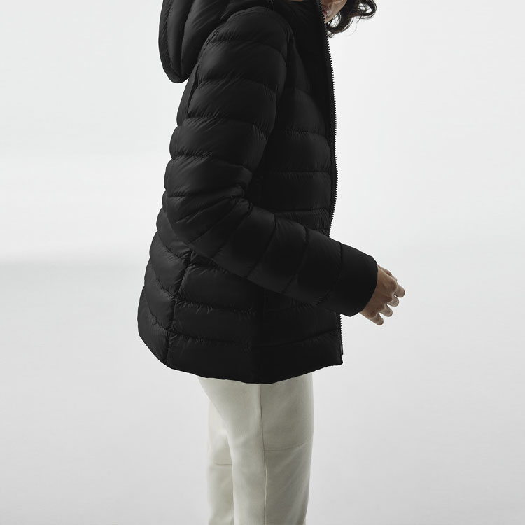 (Women) Canada Goose Cypress Black Label Waterproof Hooded Down Jacket  Black 2242WB-61 圖 5