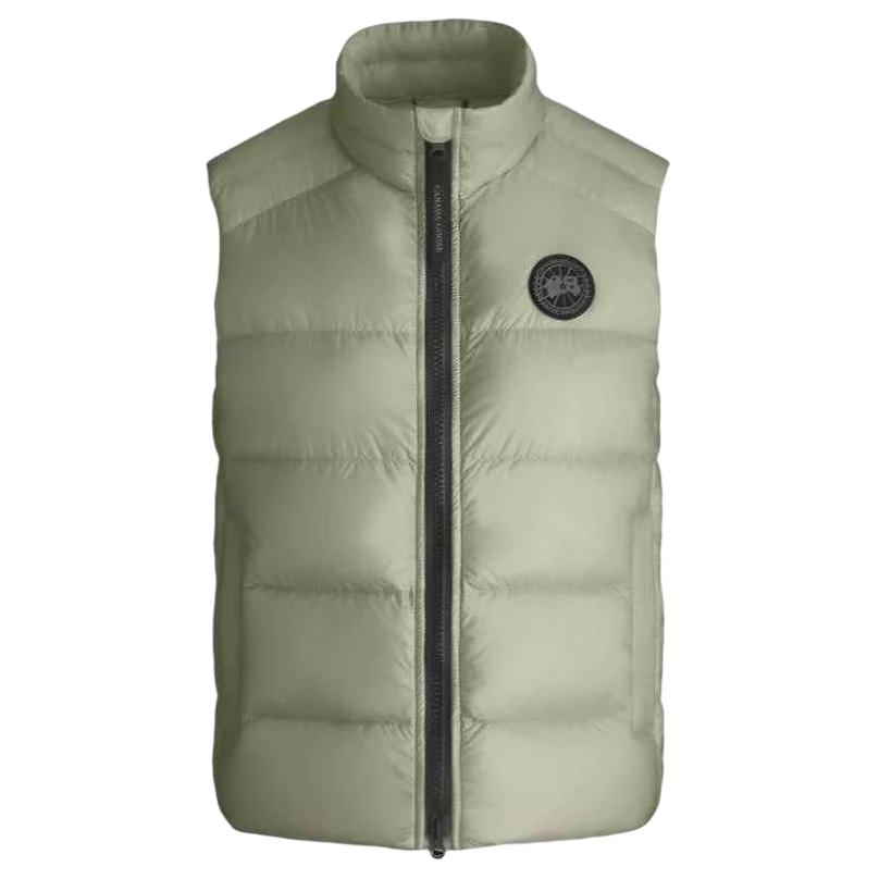 (Women) Canada Goose Cypress Black Label Women’s Green Sleeveless Puffer Vest. 2237LB-1481